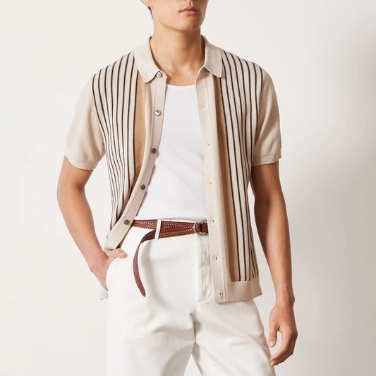 ST BARTH Knit Polo Top