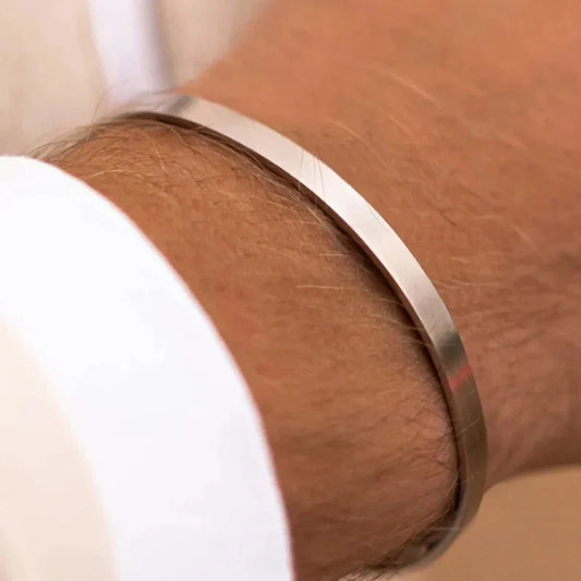 Men's Steel Cuff Bracelet