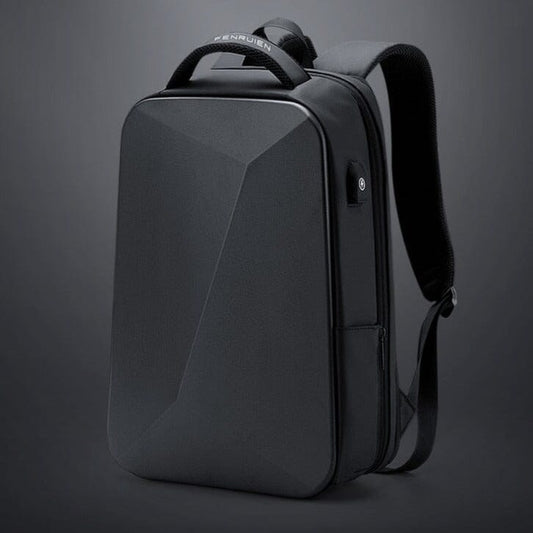 Fenruen Executive Backpack - 14" Laptop Compatible, Expandable, Waterproof, with USB Charging Port
